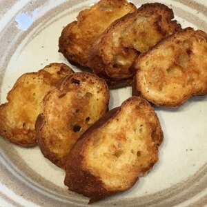 フランスパンで作る！ハニーラスク